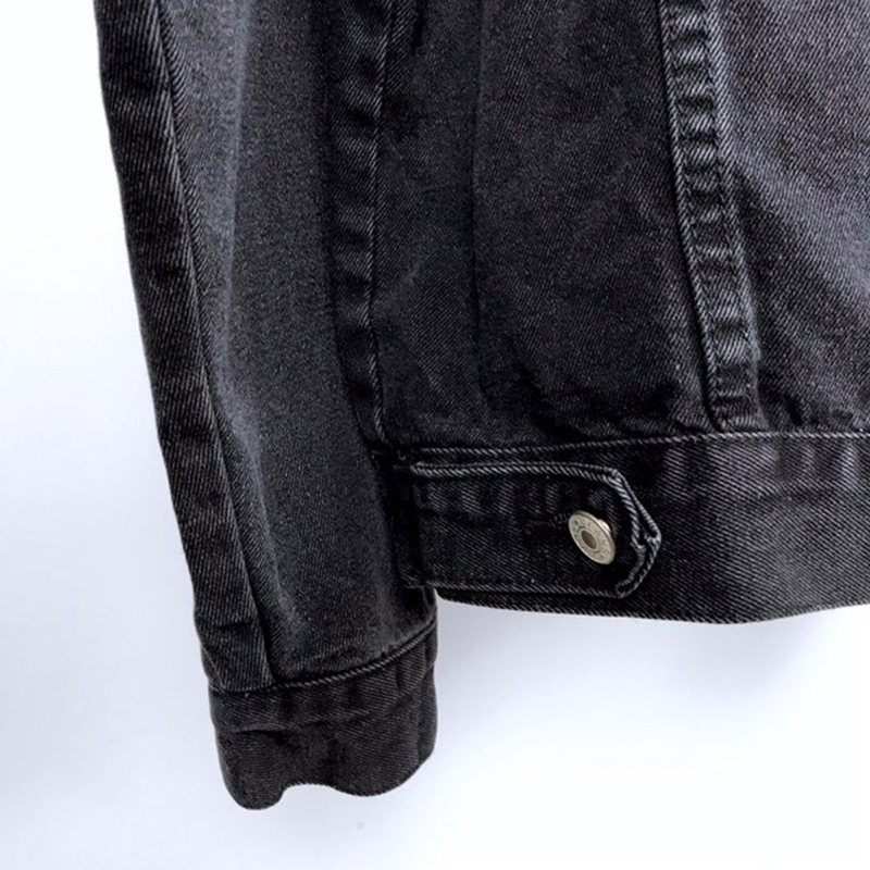 Women's Jackets Boyfriend Jean Jacket Women Denim Jacket Winter Jeans Coat Casual Harajuku Streetwear Female Vintage Black Bomber Jacket outwear 