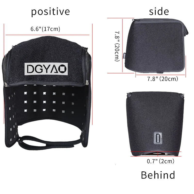 Other Health Beauty Items DGYAO Red Lights Infrared Therapy Portable Hat Home Use 660nm and 880 Nm Infared Light 231123
