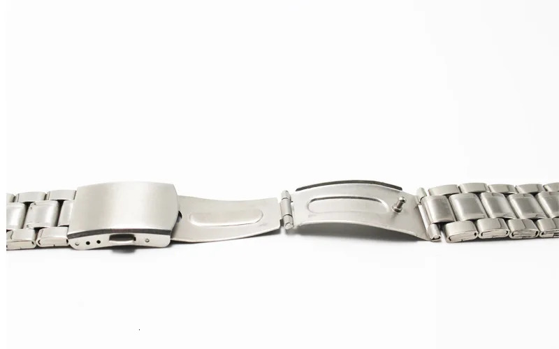 Watch Bands Band Replacement 12mm 14mm 16mm 18mm 20mm 22mm 24mm Stainless Steel Strap Lock Buckle Adjustable Wrist Bracelet 231124
