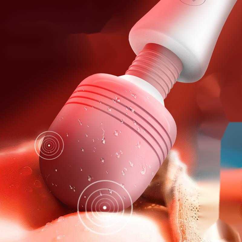 Female Masturbation Device Vibration Massage Av Stick Couple Assistant Prop Double Shock Egg Jump Adult Fun Travel Toy Variable Frequency
