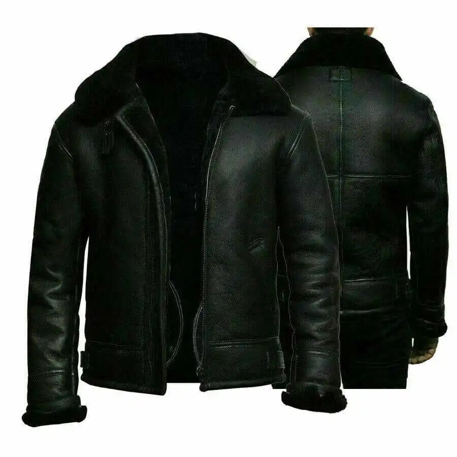 Men's Leather Faux Winter Mens Pu Jacket Fur Collar Coats Thick Warm Motorcycle Fashion Windproof Coat Male 231124