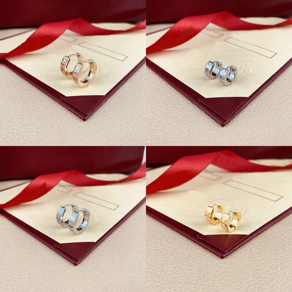 Love designer earrings screw hoop earring women luxury jewelry golden diamond cjewelers popular jewellery metal mens luxury earrings travel chunky E23
Love designer earrings screw hoop earring women luxury jewelry golden diamond cjewelers popular jewellery metal mens luxury earrings travel chunky E23