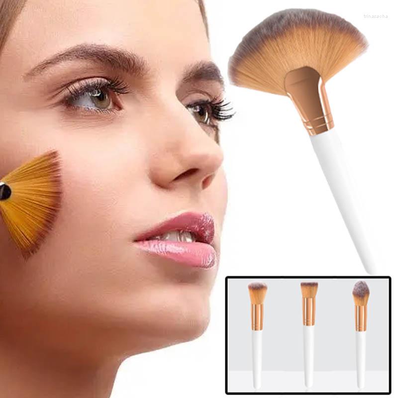 Makeup Brushes Professional White Flat Top Foundation Brush Large Face Repair Contour For Liquid Cream Powder
Makeup Brushes Professional White Flat Top Foundation Brush Large Face Repair Contour For Liquid Cream Powder
