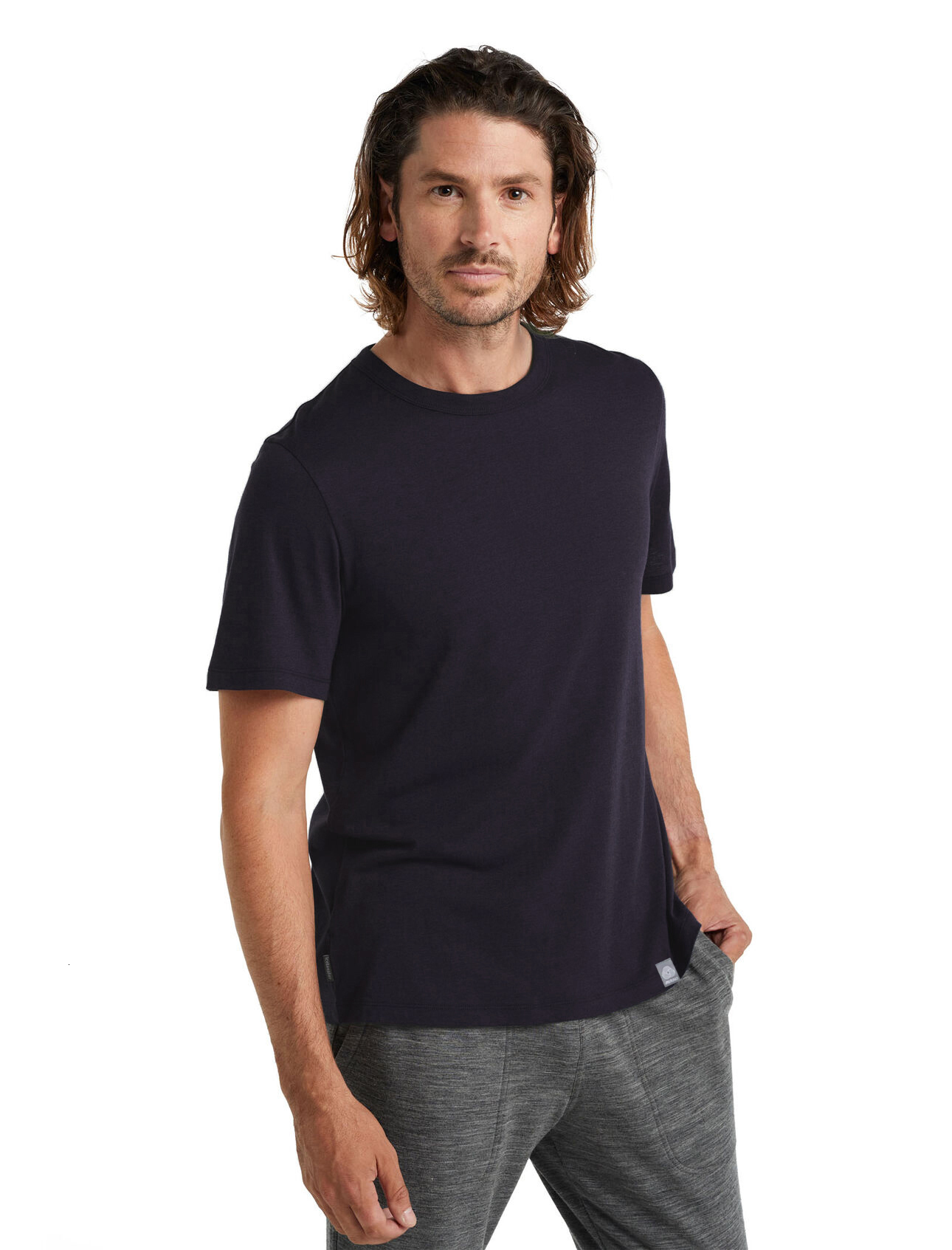 Men's T-Shirts Mens Merino Wool T-Shirt Oversized T Shirt Man Sports Outdoor Hiking Moisture Wicking Odor Resistance Breathable Tshirt USA Size 2