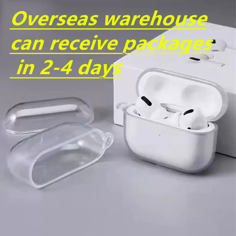 USA Stock Earphones Bluetooth Headphone Accessories Solid Silicone Cute Protective Case Wireless Charging Box TPU Case