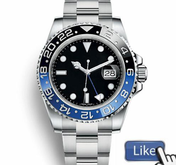 Luxury GMT mens watch designer watches high quality Fashion Ceramic Bezel 2813 Automatic Movement New Mechanical Stainless Steel men Wristwatches aaa man clock