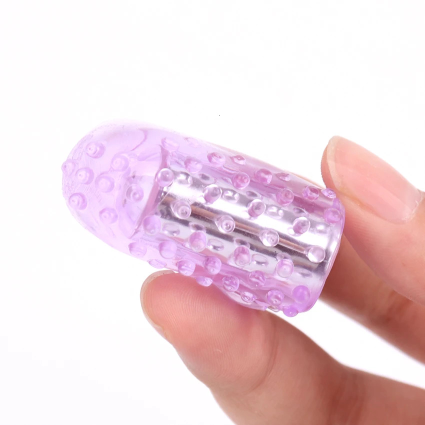 Cockrings Finger Sleeve Condoms for Women Mini Jumping Eggs Dildo Vaginal Massager Vibrator Nipple Clitoris Stimulator 231124