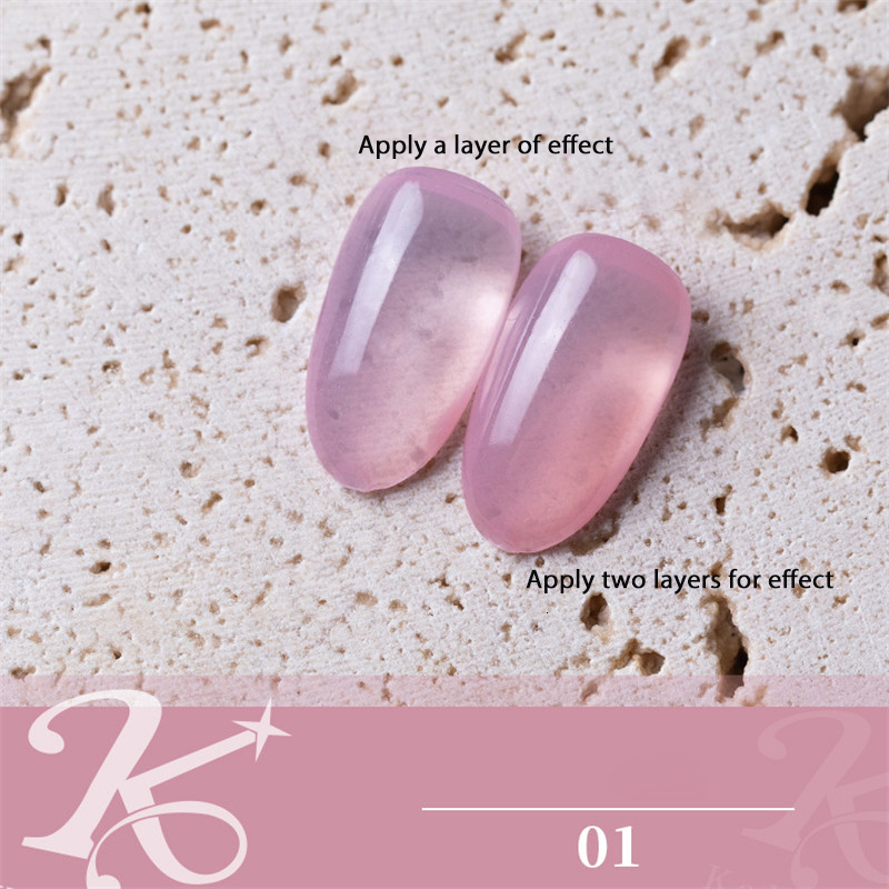 False Nails 8ml Summer Translucent Gel Pudding Jelly Polish UV Semi Permanent Varnish Ice Through Art Manicure 230425