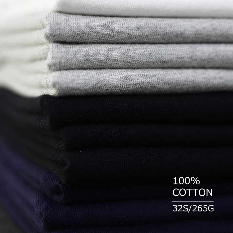 Men's T-Shirts 260g Heavy Weight Men's T-Shirt Summer Retro Simple Handsome Chic Casual Soft Solid Color Cotton Pocket Short Sleeve O-Neck T