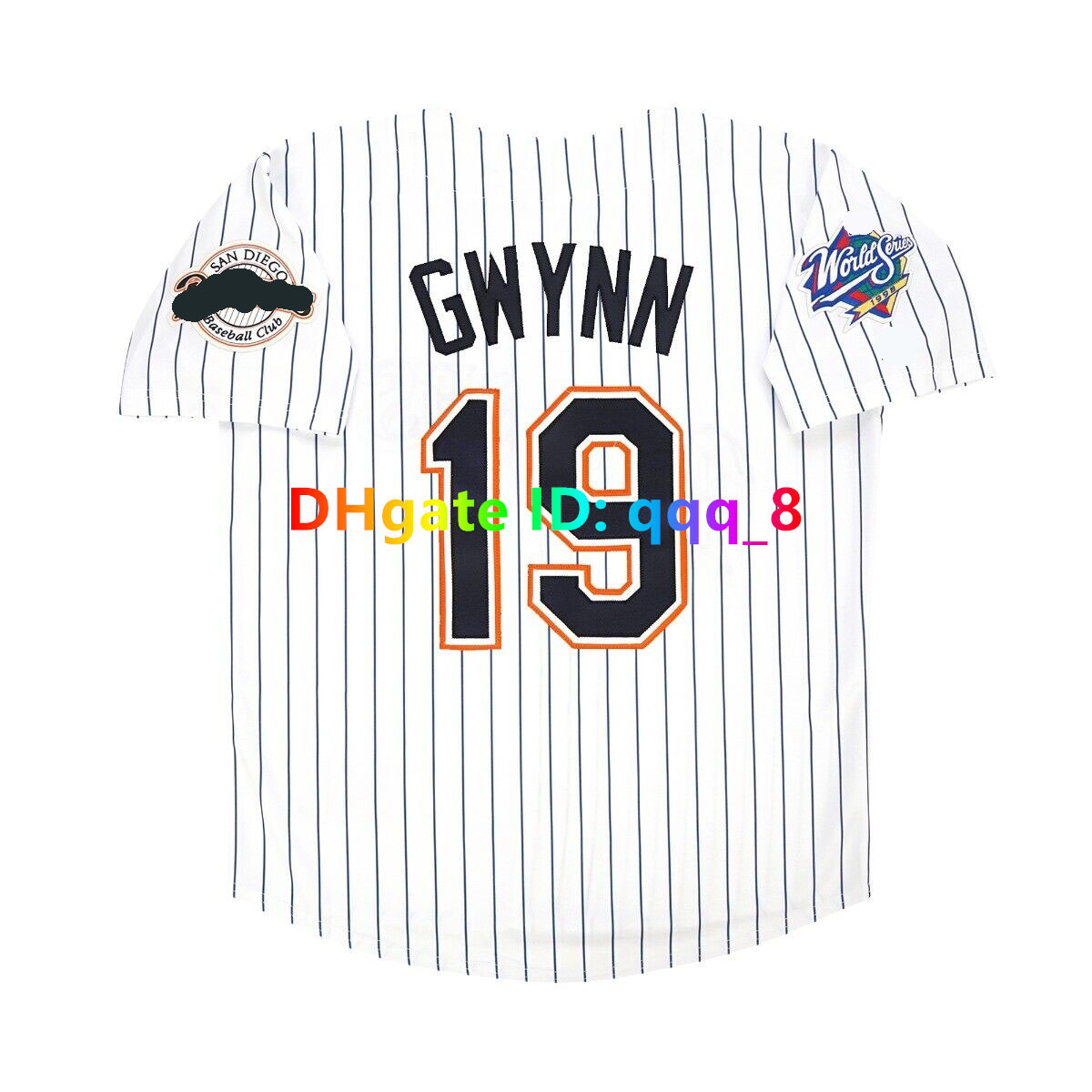 Tony Gwynn Ken Caminiti 1998 World Series Padres Baseball Jersey Trevor Hoffman Ozzie Smith Steve Garvey Gary Sheffield Jackson Merrill Blue Grey Whit