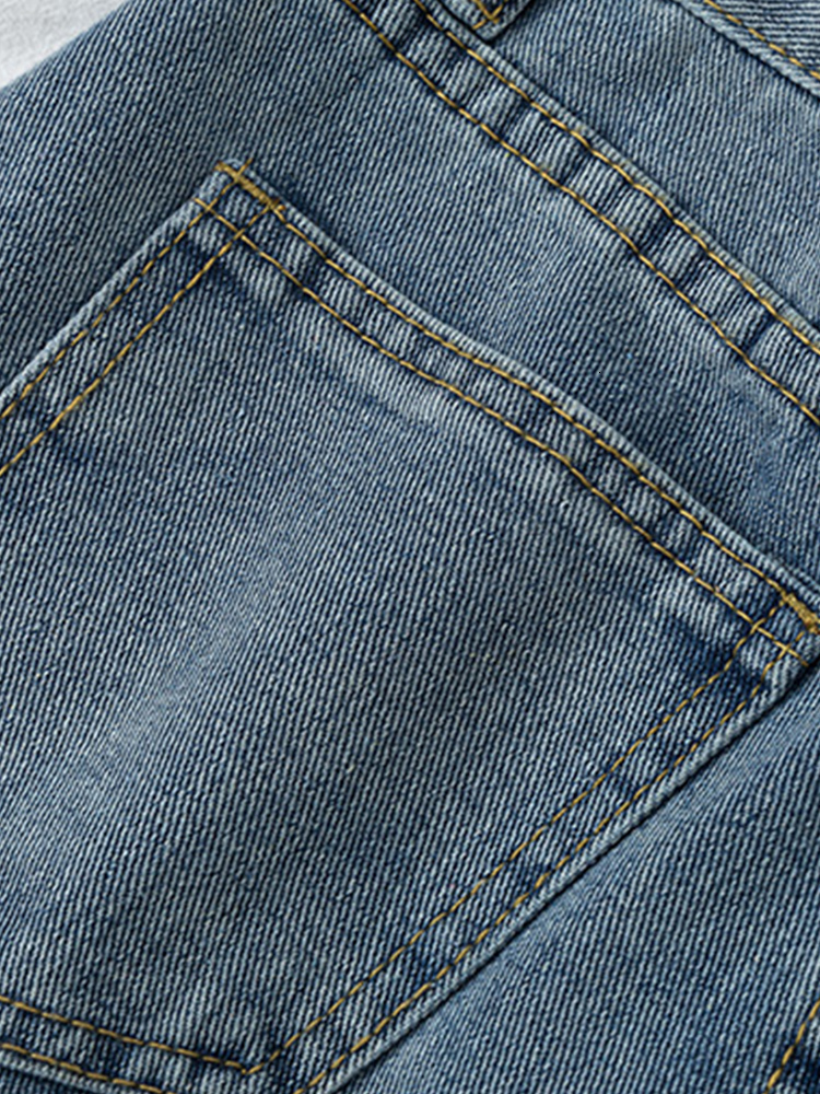 Women's Shorts Fitaylor Summer Women High Waist Blue Wide Leg Denim Shorts Casual Female Solid Streetwear Stright Jeans Bermuda Shorts 230425