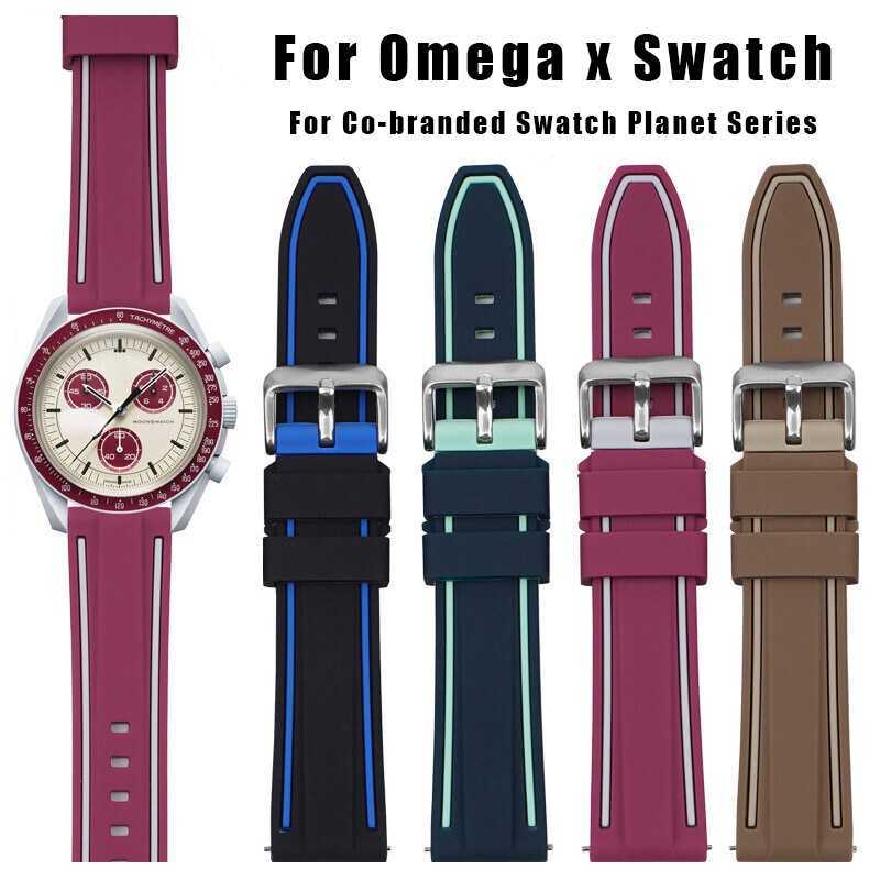 Silica Gel Suitable For Co-branded Swatch Planet Series 20mm Mercury Moon Quick-release Watch Strap For Men And Women Waterproof And Sweat-proof
Silica Gel Suitable For Co-branded Swatch Planet Series 20mm Mercury Moon Quick-release Watch Strap For Men And Women Waterproof And Sweat-proof