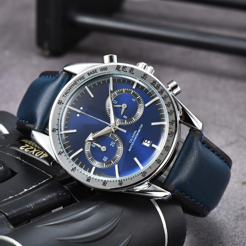 Omeg Wrist Watches for Men 2023 New Mens Watches All Dial Work Quartz Watch High Quality Top Luxury Brand Chronograph Clock watch leather watch band Men Fashion T03, 05
Omeg Wrist Watches for Men 2023 New Mens Watches All Dial Work Quartz Watch High Quality Top Luxury Brand Chronograph Clock watch leather watch band Men Fashion T03, 05