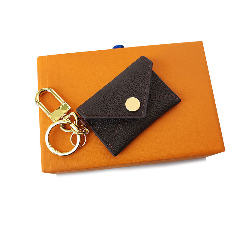 High Quality Brown flower Designer Letter Wallet Keychain Keyring Fashion Purse Pendant Car Chain Charm Brown Flower Mini Bag Trinket Gifts Accessories no boxs
High Quality Brown flower Designer Letter Wallet Keychain Keyring Fashion Purse Pendant Car Chain Charm Brown Flower Mini Bag Trinket Gifts Accessories no boxs