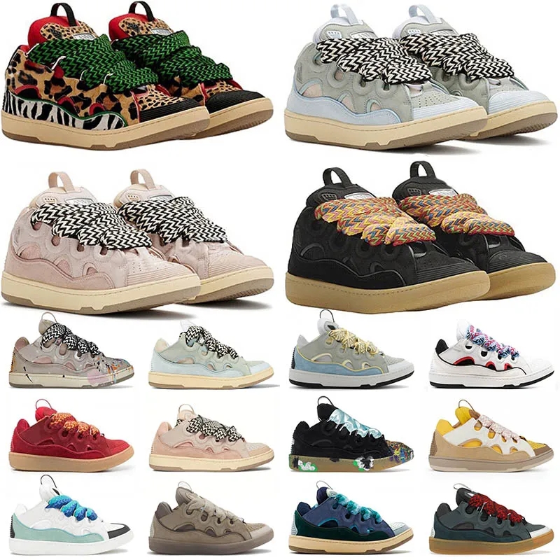 lanvins shoes designer mesh woven Lace-up shoes Curb sneakers embossed Leather sneakers mens womens in nappa calfskin shoe Rubber platform sole, 16
lanvins shoes designer mesh woven Lace-up shoes Curb sneakers embossed Leather sneakers mens womens in nappa calfskin shoe Rubber platform sole, 16