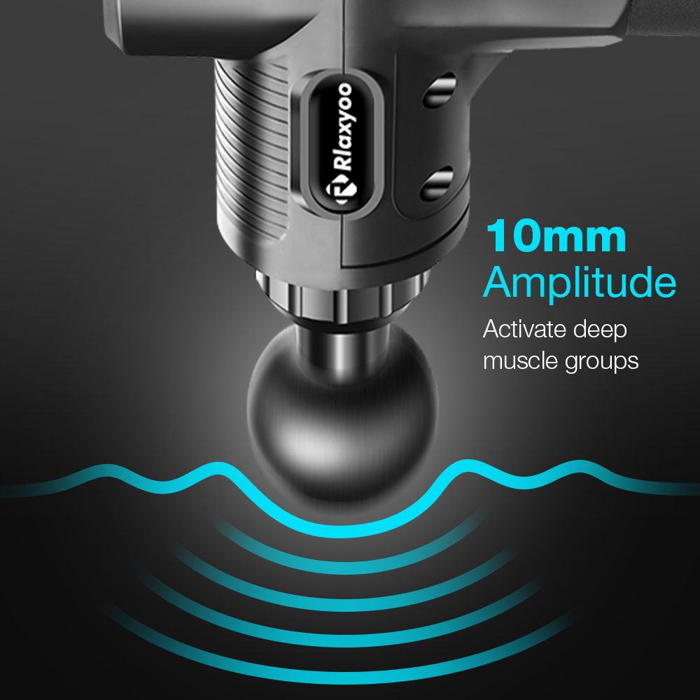 Full Body Massager High frequency Massage Gun Muscle Relax Relaxation Electric with Portable Bag for fitness 230425