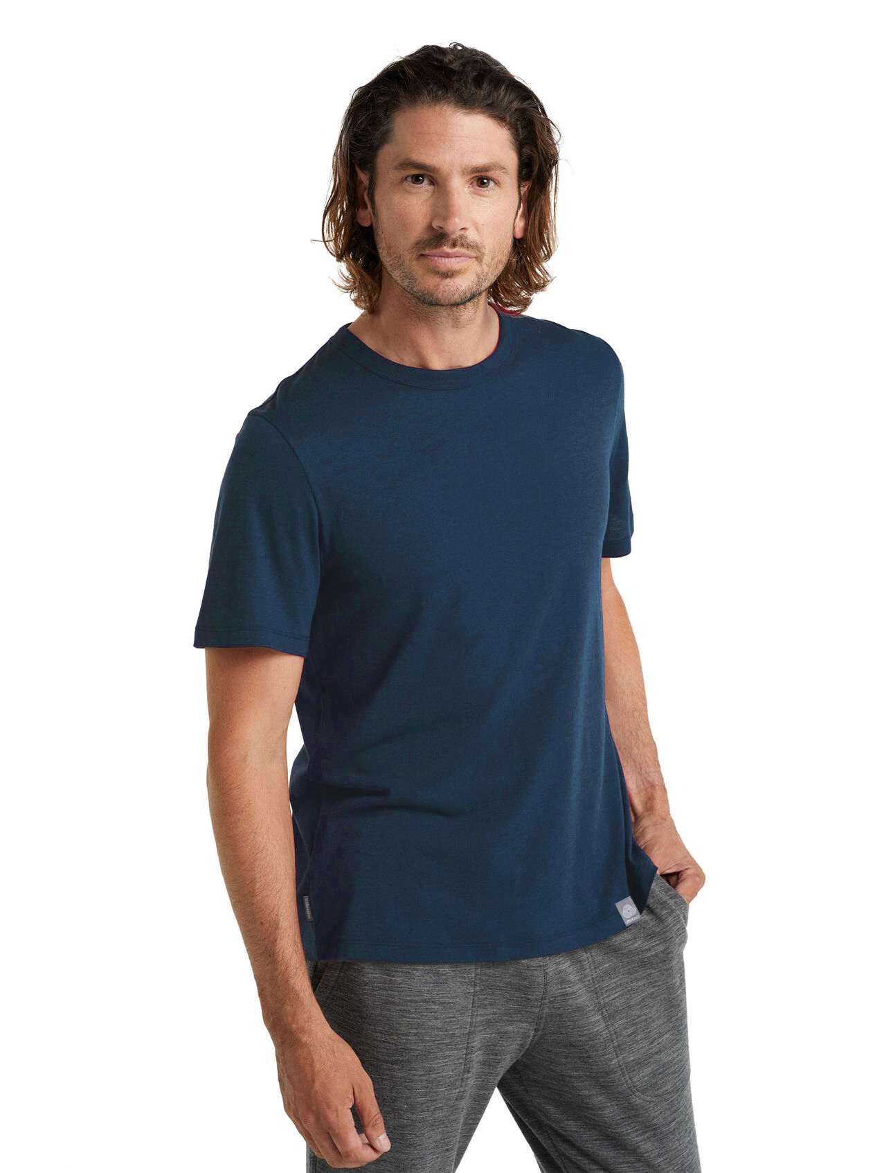 Men's T-Shirts Mens Merino Wool T-Shirt Oversized T Shirt Man Sports Outdoor Hiking Moisture Wicking Odor Resistance Breathable Tshirt USA Size 2