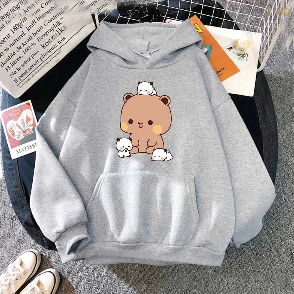 Women's Hoodies Sweatshirts Bubu Dudu Hoodie Women Aesthetic Graphic Sweatshirts Funny Kawaii Hoodies Unisex Harajuku Cartoon Plus Size Autumn Wi