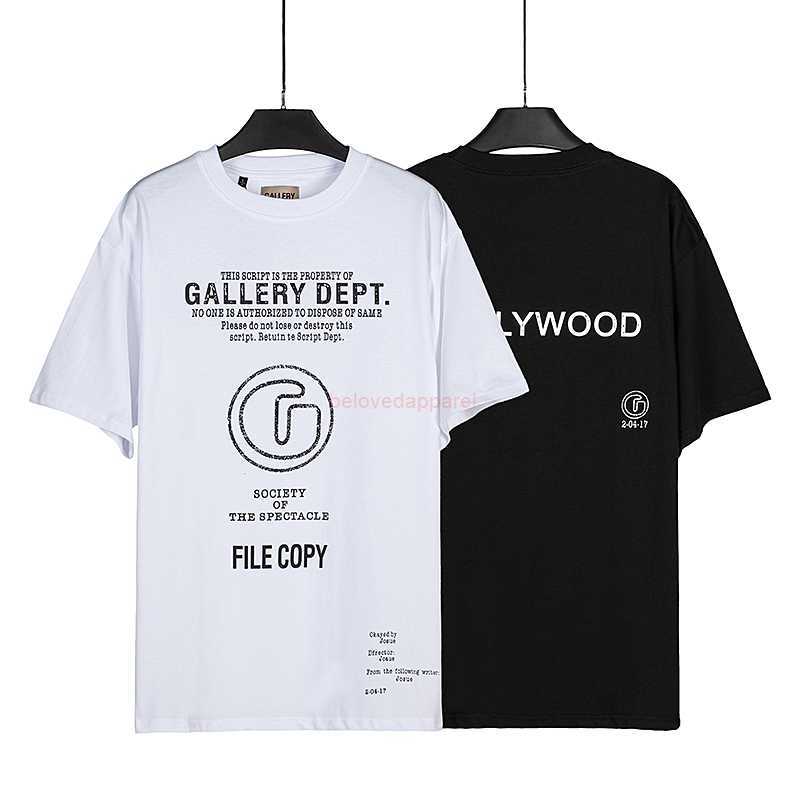 Fashion Designer Clothing Galleryes Depts Tees Tshirt Letter Printing High Street Loose Versatile Round Neck Simple Men's Women's T-shirt Hip hop Streetwear, Black
Fashion Designer Clothing Galleryes Depts Tees Tshirt Letter Printing High Street Loose Versatile Round Neck Simple Men's Women's T-shirt Hip hop Streetwear, Black