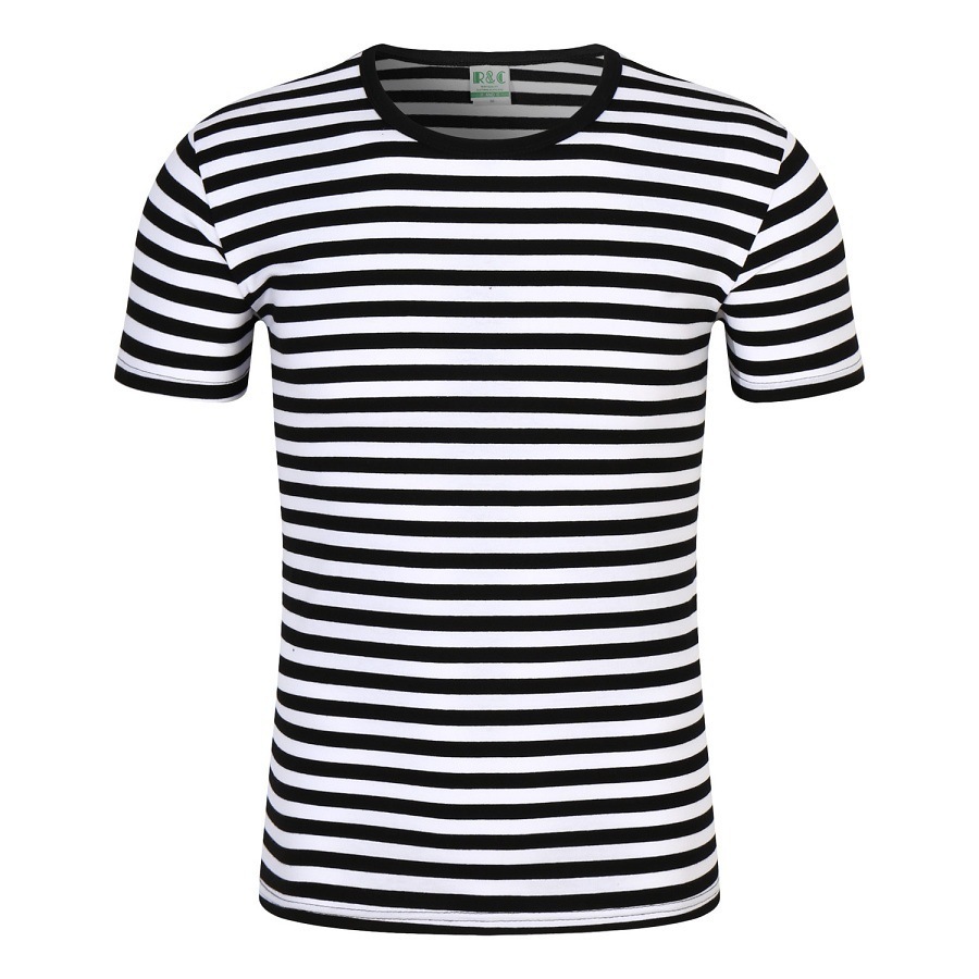 Men's T-Shirts T-shirt Stripe Blue Army Navy Special Forces Men's T-Shirt Sea Soul T-shirt 65% cotton 35% spandex 230426