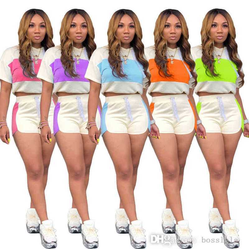 Summer Designer Women Hoodies Tracksuits Two 2 Piece Set Fashion Splicing Casual Hooded Shorts Set Designer Cartoon Sport Yoga Pants Outfits, Rose pink
Summer Designer Women Hoodies Tracksuits Two 2 Piece Set Fashion Splicing Casual Hooded Shorts Set Designer Cartoon Sport Yoga Pants Outfits, Rose pink