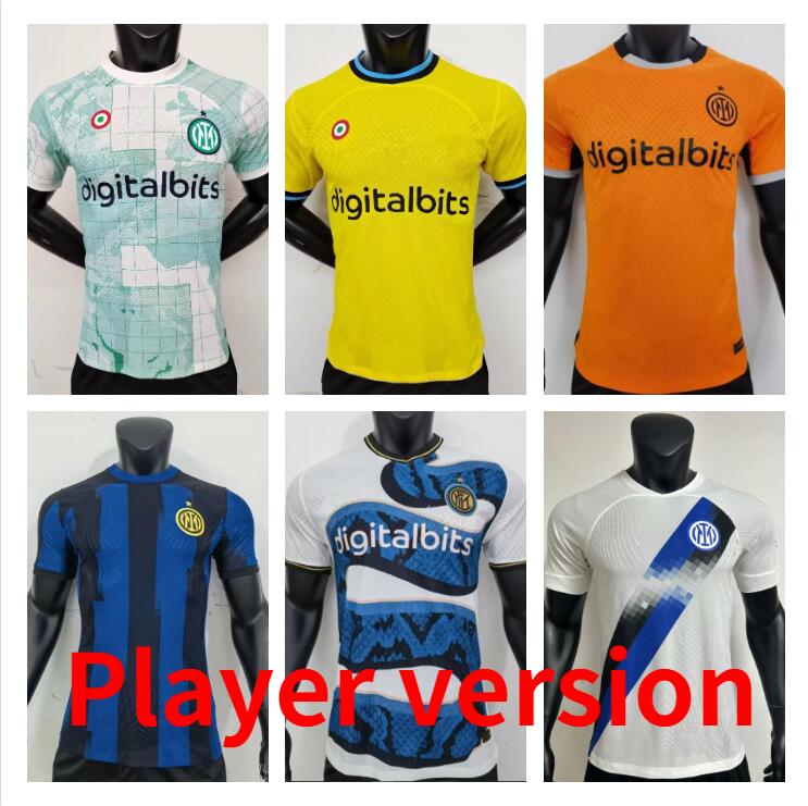 Inter Milans 22 23 24 LUKAKU soccer jerseys Player Version BARELLA DZEKO LAUTARO 2023 2024 BROZOVIC CALHANOGLU ALEXIS J.CORREA SKRINIAR football shirts uniforms
Inter Milans 22 23 24 LUKAKU soccer jerseys Player Version BARELLA DZEKO LAUTARO 2023 2024 BROZOVIC CALHANOGLU ALEXIS J.CORREA SKRINIAR football shirts uniforms