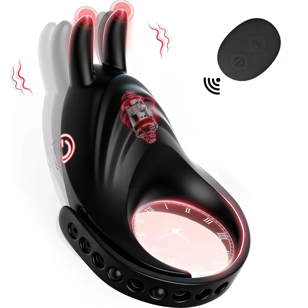 Cockrings Adjustable Cock Ring for Men Remote Control Vibrating Penis Rings Ejaculation Delay Testis Stimulation Sex Toy Couples 231124
