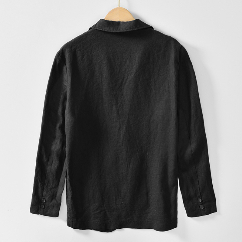 Men's Suits Blazers Spring Casual Linen and Cotton Safari Suits for Men Clothing Solid Color Blazers Men Jackets Oversize BL988 230425