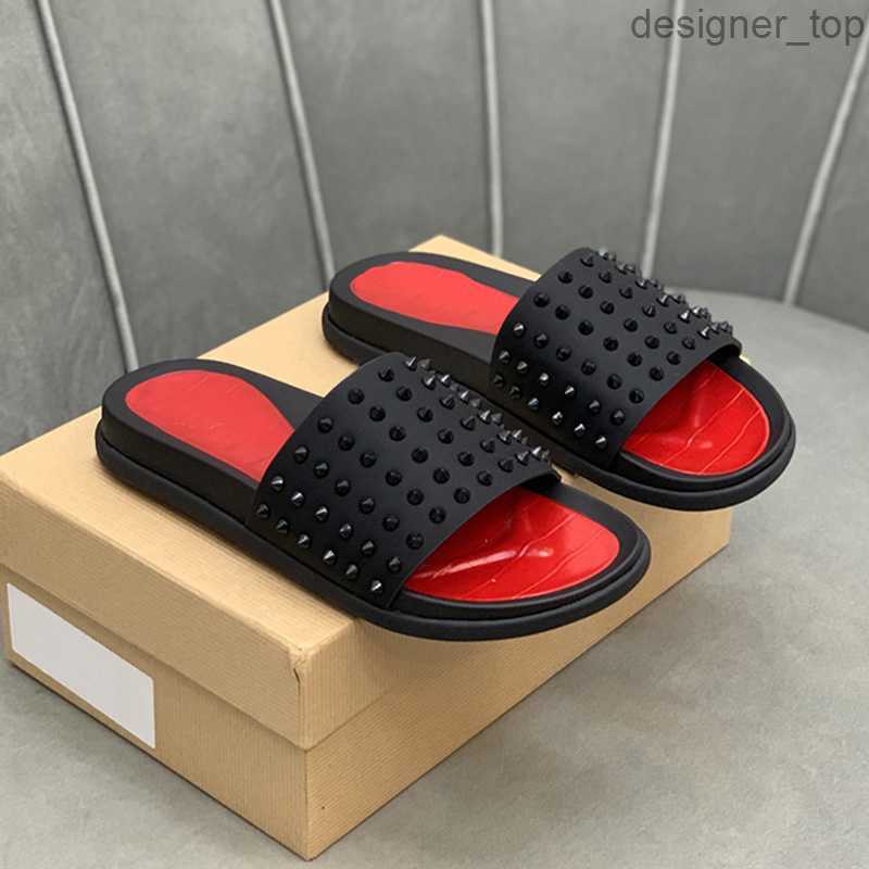 Red Bottomed Christians Original Box Mens Studs Slippers Flat Spikes Slide Oversize Pool Sandal Thick Rubber Sole Beach Slipper Platform Mules Summer Casual Fashio
Red Bottomed Christians Original Box Mens Studs Slippers Flat Spikes Slide Oversize Pool Sandal Thick Rubber Sole Beach Slipper Platform Mules Summer Casual Fashio
