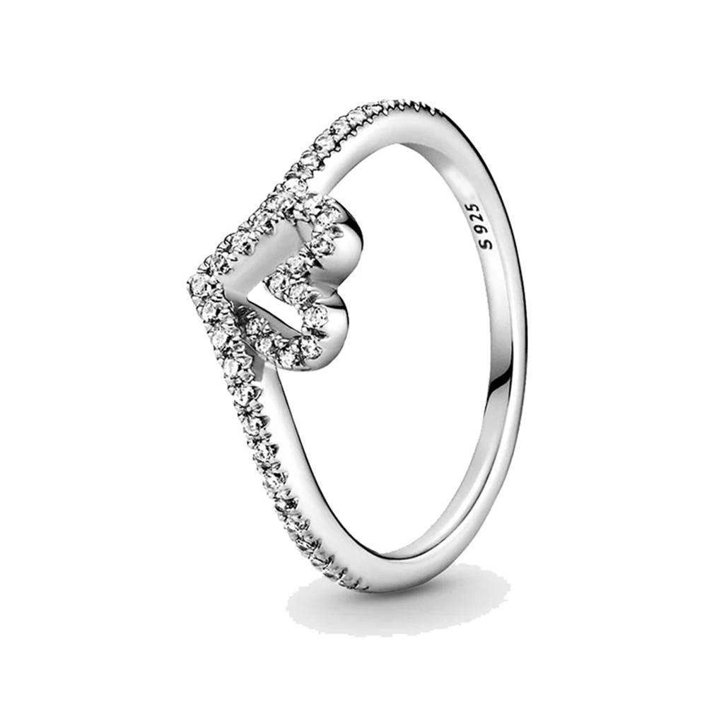 925 Sterling Silver Ring Primitive Crown Heart E Engagement Wedding Crystal Rings For Women men gift S925 Jewelry Free Delivery