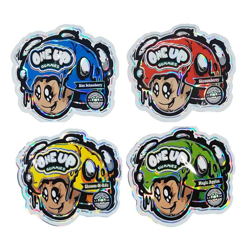Mushroom one up packing bag Shaped zipper matte self sealing packaging package 3 5g gummies gummy bags
Mushroom one up packing bag Shaped zipper matte self sealing packaging package 3 5g gummies gummy bags