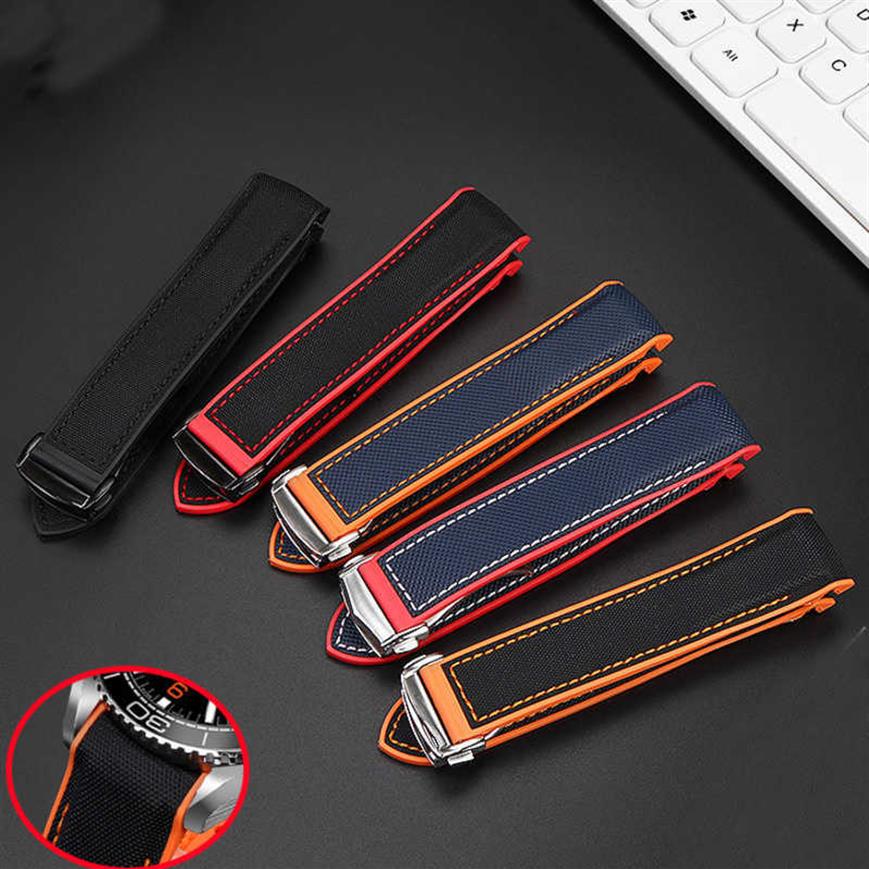 Nylon Rubber Silicone Strap For Omega 300 SEAMASTER 600 Ocean Planet Speedmaster Watch Bracelet Watch Band Chain Accessories285O
Nylon Rubber Silicone Strap For Omega 300 SEAMASTER 600 Ocean Planet Speedmaster Watch Bracelet Watch Band Chain Accessories285O