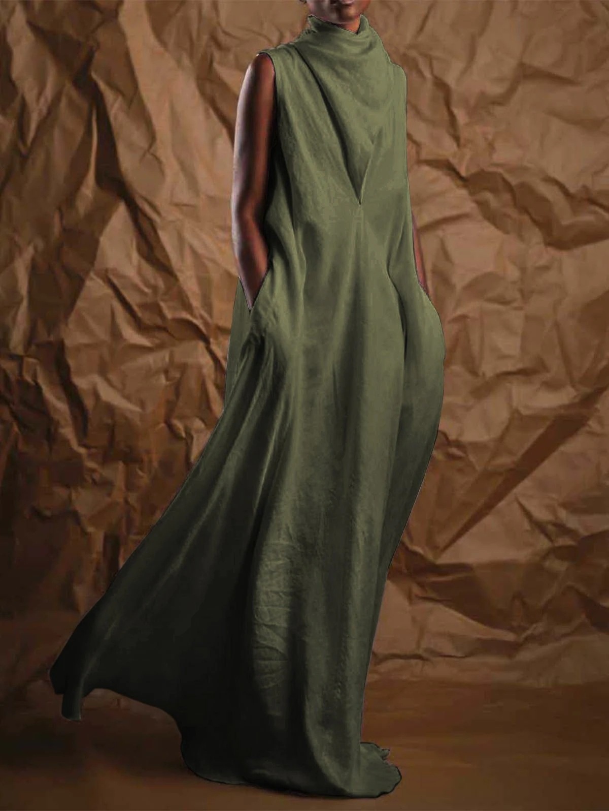 Casual Dresses Summer Casual Loose Woman Dress Sleeveless Female Vestido European Style Oversized Woman Dresses 230425