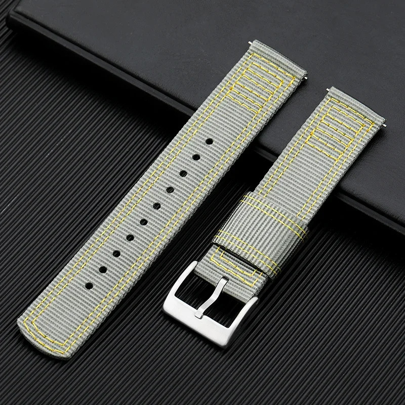 Watch Bands Nylon Watchband 20mm 22mm for Men Women with FastRelease Soft Skinfriendly Bracelet Universal Sport Replacement Strap 231124