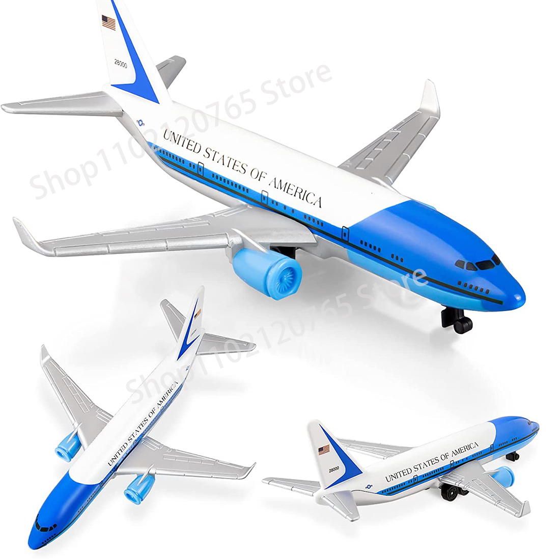 Aircraft Modle Airplane Toys Boys Girls Die Cast Aircraft Plane Jet Models 1 400 Kids'Play Aeroplanes for Kids Birthday Office Desktop Decorati 2