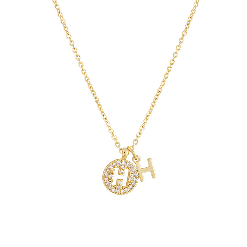 Designer Classic Luxury H Pendant Necklaces Women 18K Gold Letter Necklace Luxury Design Jewelry Colorfast Hypoallergenic
Designer Classic Luxury H Pendant Necklaces Women 18K Gold Letter Necklace Luxury Design Jewelry Colorfast Hypoallergenic