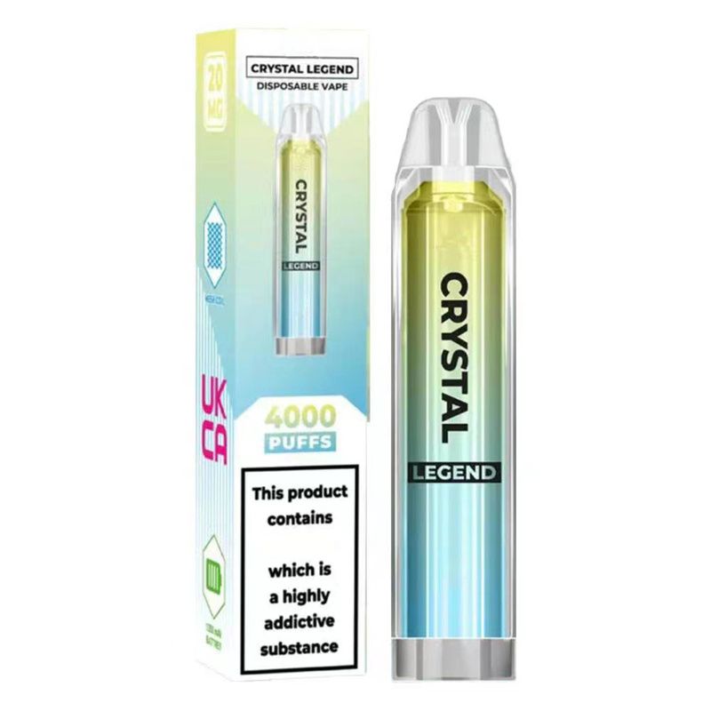 Crystal Legend 4000 puffs Disposable E cigarettes 1350mAh Battery 2% Capacity 12ml With 4000 Puffs Extra Vape Pen 100% Quality Vapors
Crystal Legend 4000 puffs Disposable E cigarettes 1350mAh Battery 2% Capacity 12ml With 4000 Puffs Extra Vape Pen 100% Quality Vapors