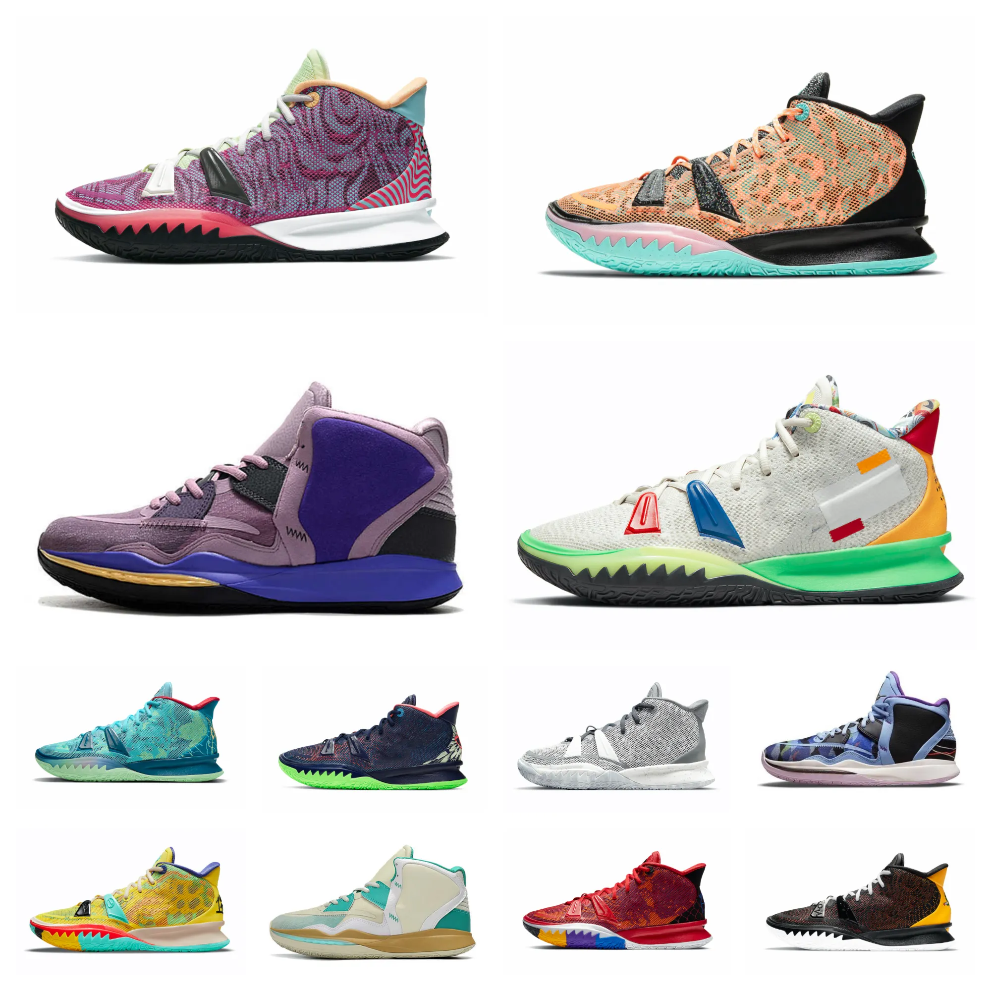 Cheap Price Basketball ShOes Mens Kyrie 7 One World 1 People Chip Light Bone Kyries 5S Sponge Sandy Creator Hendrix Horus Rayguns Daybreak S, E003
Cheap Price Basketball ShOes Mens Kyrie 7 One World 1 People Chip Light Bone Kyries 5S Sponge Sandy Creator Hendrix Horus Rayguns Daybreak S, E003