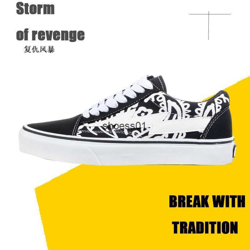 REVENGE X STORM REVENUE Storm Skateboarding Shoes Low Top Cashew Black Lightning Shoes Male Couple Female Canvas
REVENGE X STORM REVENUE Storm Skateboarding Shoes Low Top Cashew Black Lightning Shoes Male Couple Female Canvas