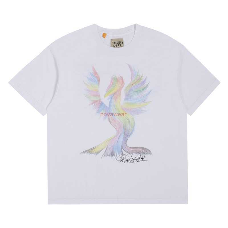 Fashion Designer Clothing Tees Rock Tshirt Galleryes Depts. 22ss Colorful Hand Painted Graffiti Phoenix Pattern Printed T-shirt Men Women Sportswear 23ss for sale, White
Fashion Designer Clothing Tees Rock Tshirt Galleryes Depts. 22ss Colorful Hand Painted Graffiti Phoenix Pattern Printed T-shirt Men Women Sportswear 23ss for sale, White