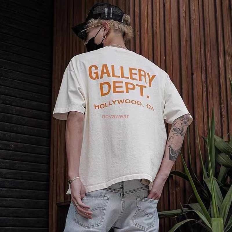 Fashion Designer Clothing Tees Rock Tshirt Galleryes Depts New Classic Letter Basic Banner Printed Cotton T-shirt Streetwear Hip hop TShirts, Apricot color+black lettering
Fashion Designer Clothing Tees Rock Tshirt Galleryes Depts New Classic Letter Basic Banner Printed Cotton T-shirt Streetwear Hip hop TShirts, Apricot color+black lettering