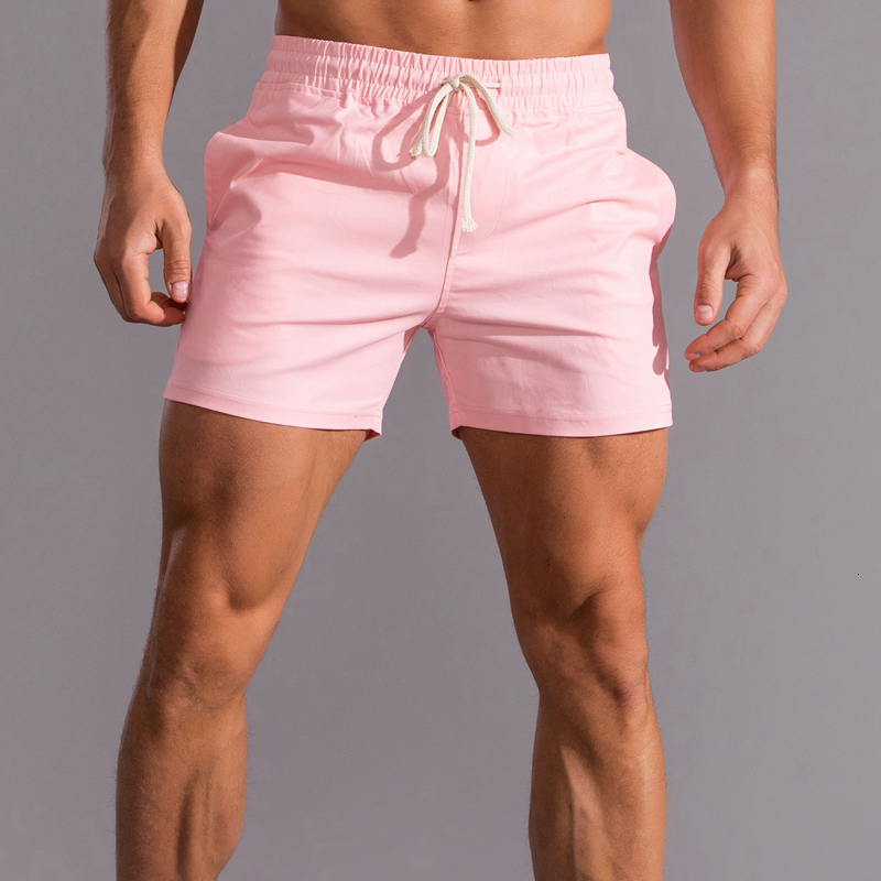 Men's Shorts Arrival Casual Man Summer Pink Shorts 6 Colors 230426