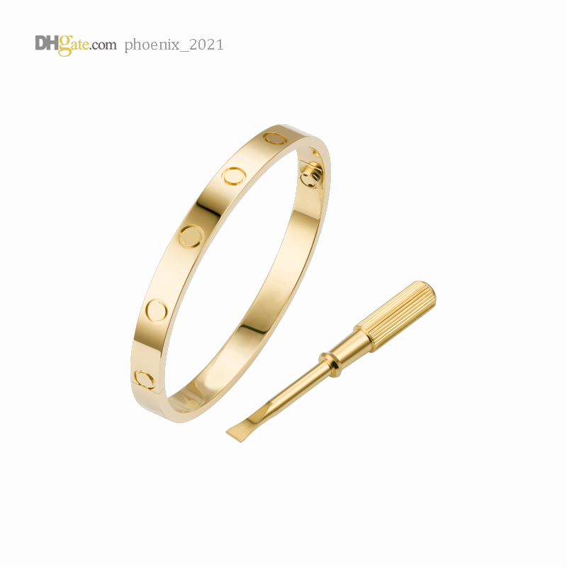 LOVE Bracelet Gold Bangle Designer Bracelet For Women Luxury Jewelry Titanium Steel Gold-Plated Never Fade Not Allergic Gold/Silver/Rose 21621802
LOVE Bracelet Gold Bangle Designer Bracelet For Women Luxury Jewelry Titanium Steel Gold-Plated Never Fade Not Allergic Gold/Silver/Rose 21621802