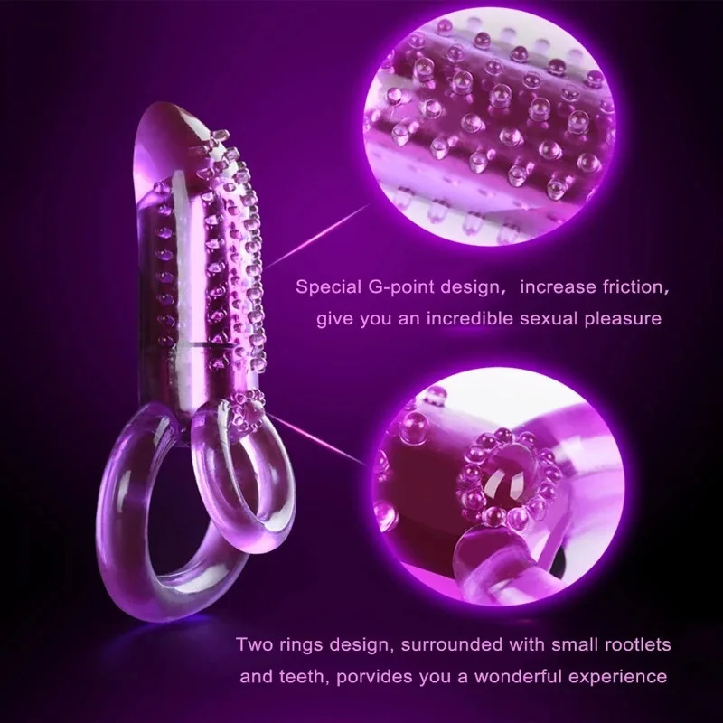 Cockrings Cock Ring Vibrator Vibrating Rings Clitoral Stimulator Penis Erect Erection Enhance Sex Ability Product Toys for Men 231124