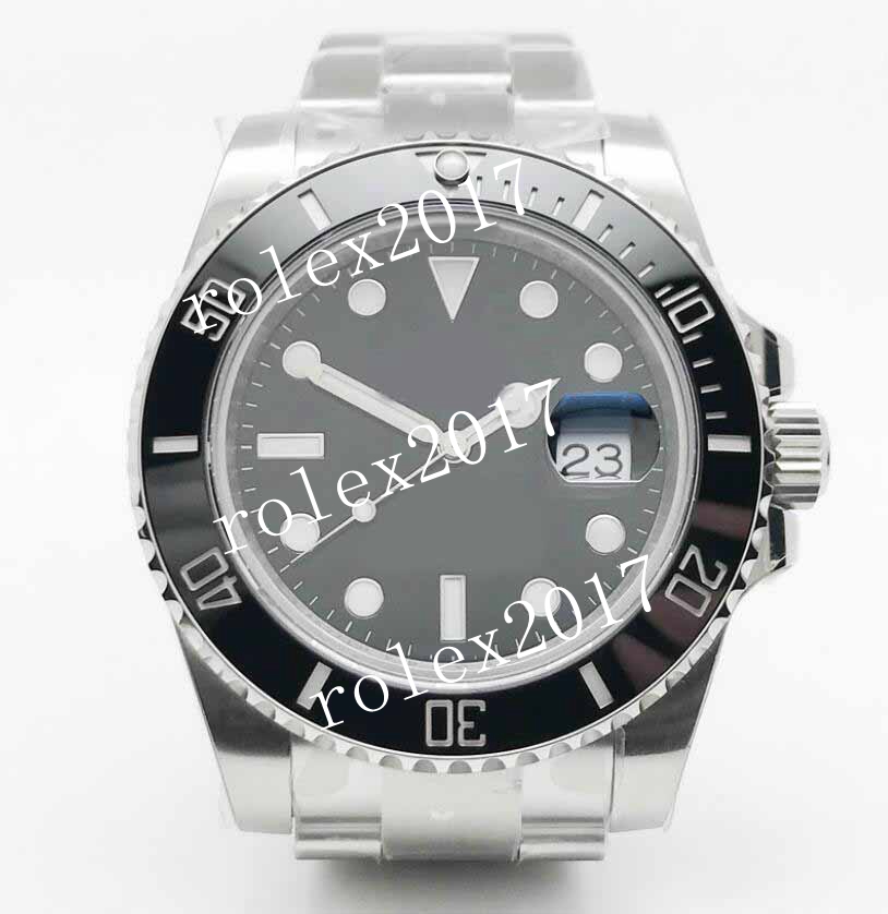 BPF Factory Super Men's Luxury 3135 116610LV 116610LN green Black Dial with Ceramic Bezel Steel Sapphire Crystal 904L Automatic movement 40MM Wristwatches