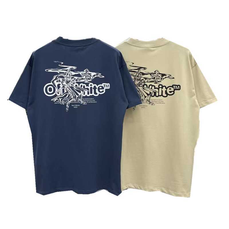 Designer Fashion Clothing Tees Tshirts OFFs WHITE OW 2022SS New Product Mock Solid T-shirt Loose Short Sleeve Casual Round Neck Half Sleeve for sale, Blue 
Designer Fashion Clothing Tees Tshirts OFFs WHITE OW 2022SS New Product Mock Solid T-shirt Loose Short Sleeve Casual Round Neck Half Sleeve for sale, Blue