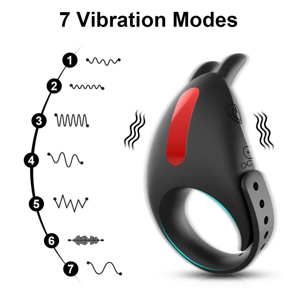 Cockrings Adjustable Cock Ring for Men Remote Control Vibrating Penis Rings Ejaculation Delay Testis Stimulation Sex Toy Couples 231124