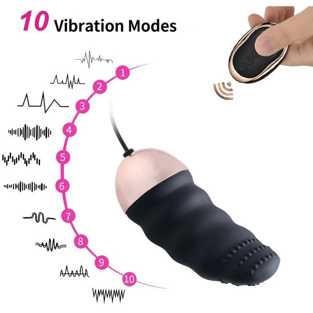 EggsBullets USB Charging 10 Speed Remote Control Wireless Vibrating Love Egg Vibrator Sex Toy For Women Erotic Vagina Vibro Panties Pink 231124