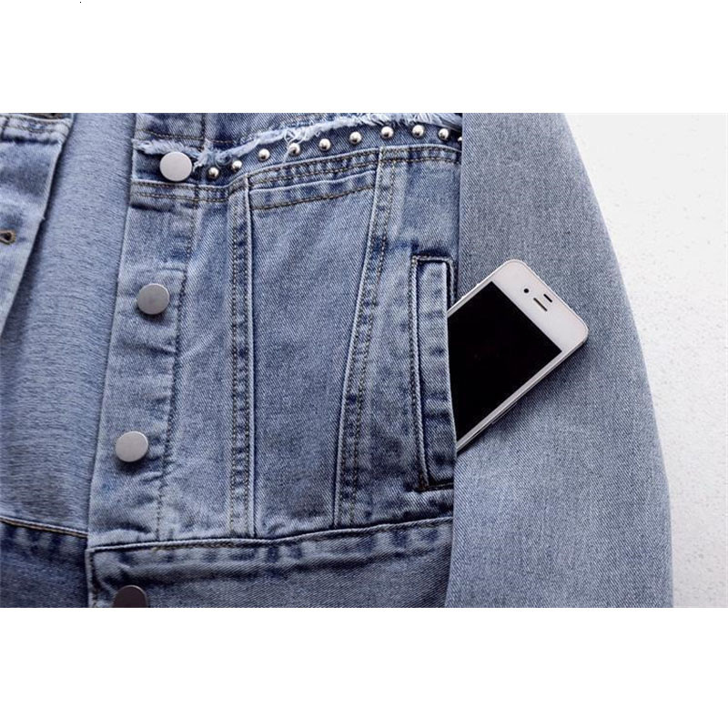 Women's Jackets Spring Autumn Denim Jacket Women Long Sleeve Tops Short Jean Coat Fashion Vintage Blue Outerwear Female Clothes 230426