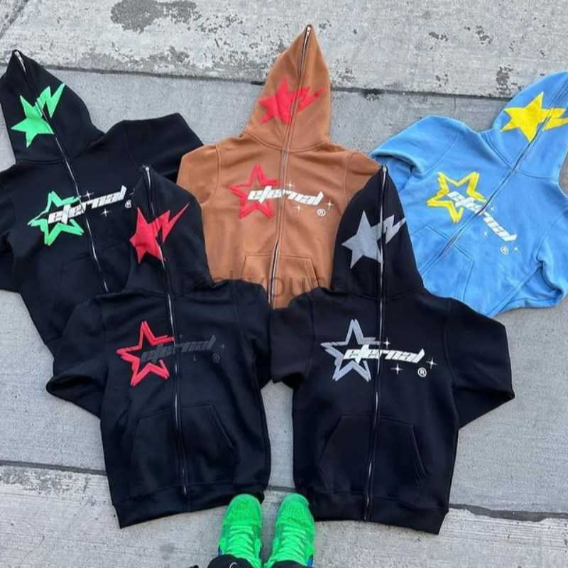 Men's Hoodies Sweatshirts star letter printing Vintage 2000S zipper hoodie high street fashion Y2K Punk clothes Harajuku casual Women sweatshirt Y23, Blue
Men's Hoodies Sweatshirts star letter printing Vintage 2000S zipper hoodie high street fashion Y2K Punk clothes Harajuku casual Women sweatshirt Y23, Blue